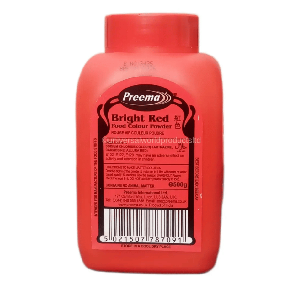 Preema - Food Colour - Deep Orange - 20X400g - case