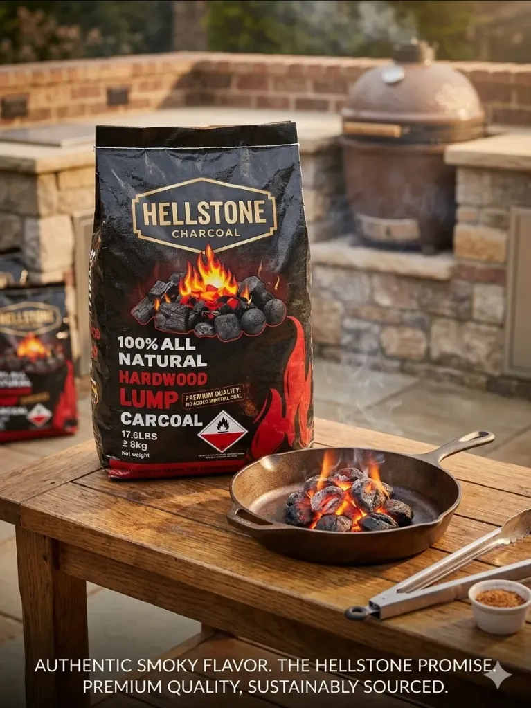 HellStone Charcoal - 8kg x 17.6lb