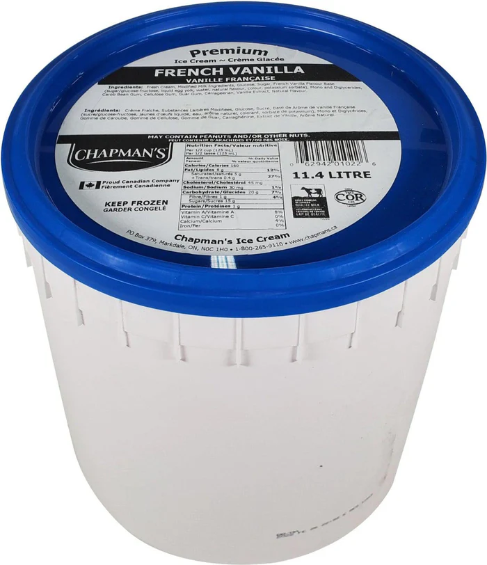 [DAIC003] Chapman's - Ice Cream - French Vanilla Bucket - Markdale - 11.4 L