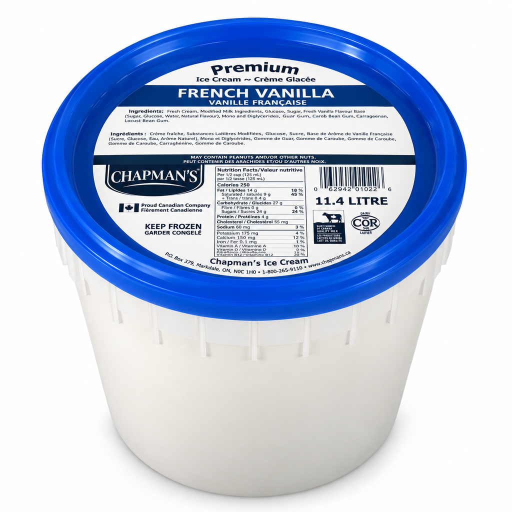 Chapman's - Ice Cream - French Vanilla Bucket - Markdale - 11.4 L