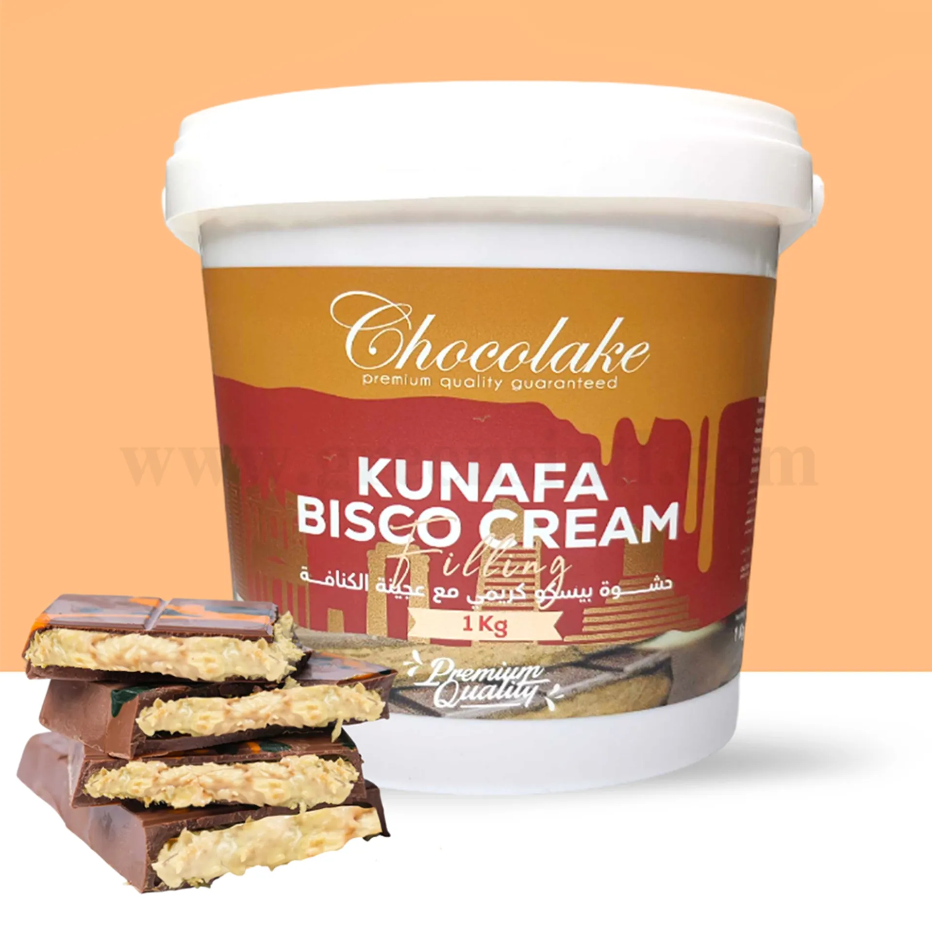 Chocolake- Kunafa Bisco Cream - 1x1kg