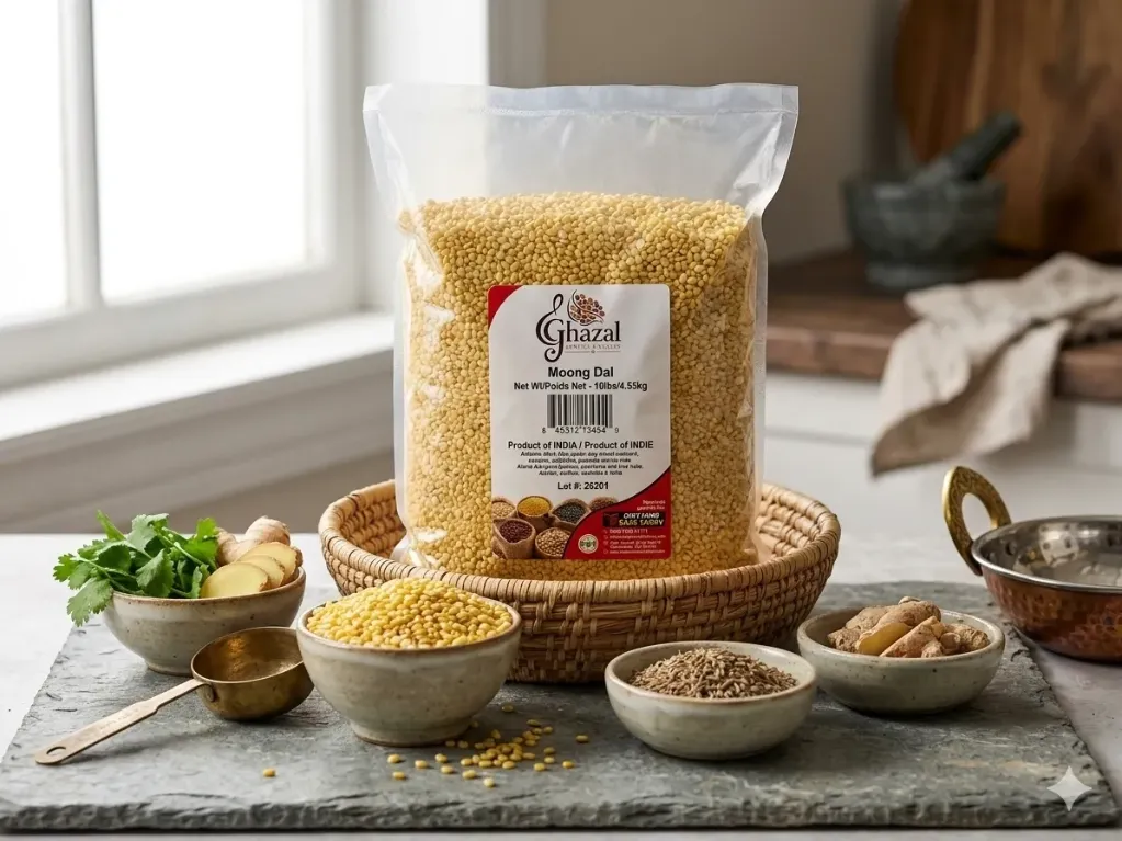 Ghazal Moong Dal Washed- 10lb