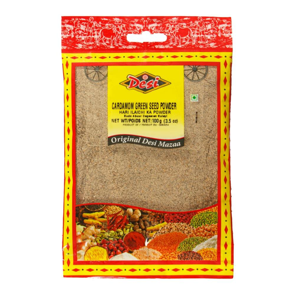 [3407602] Desi- Green Cardamon Seed Powder- 24x100g Case