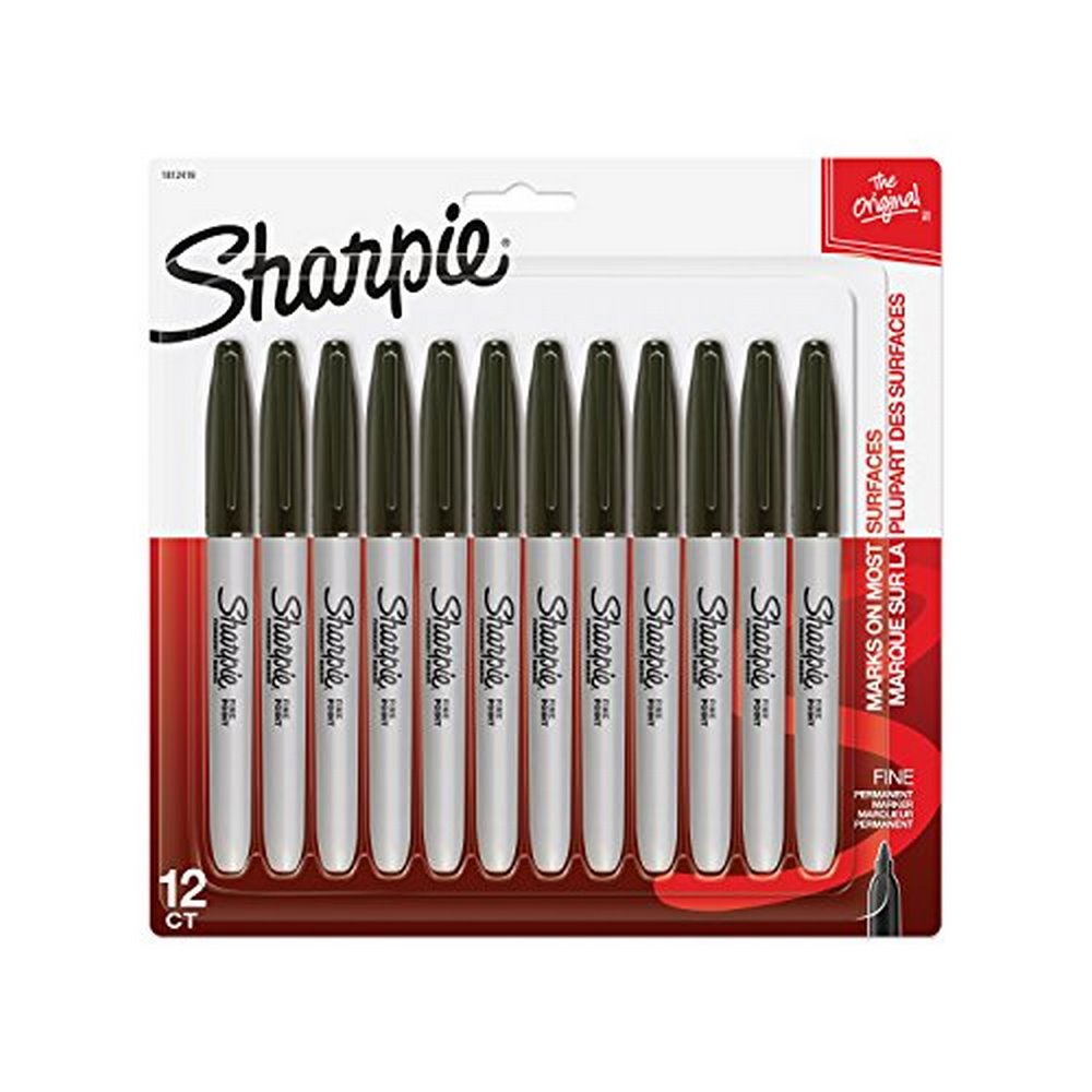 Sharpie Fine point Permanent Marker x12