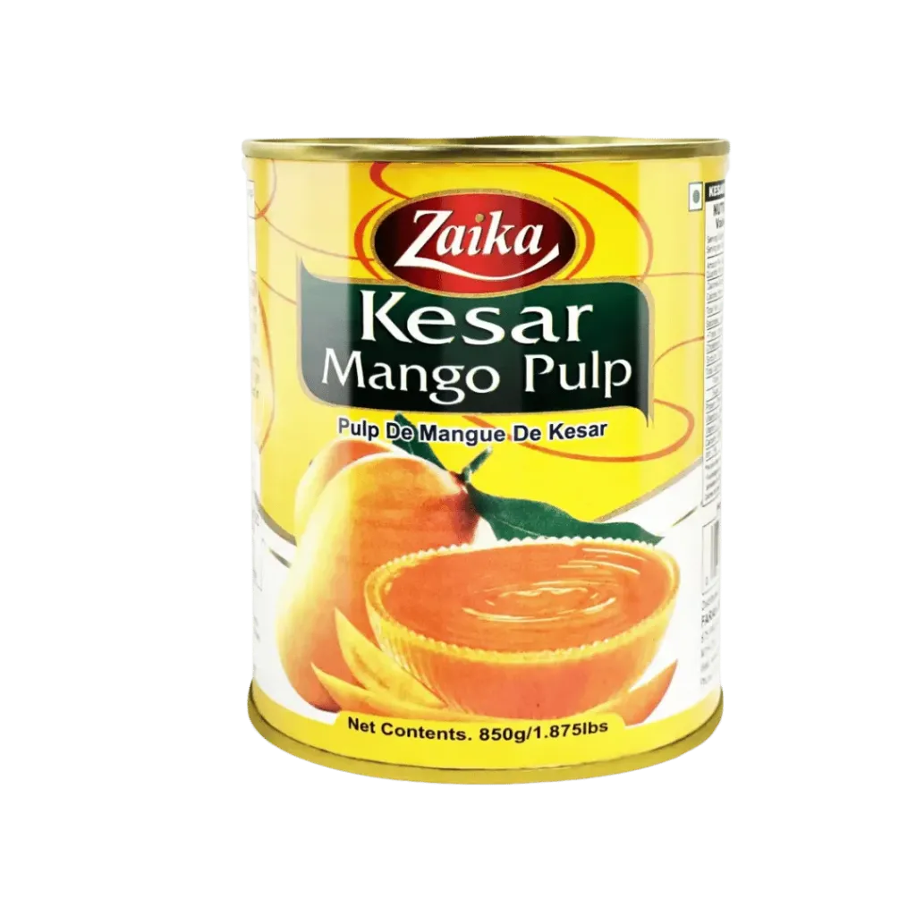 [CANZ001-6] Zaika Kesar Mango Pulp - 6 x 850 G