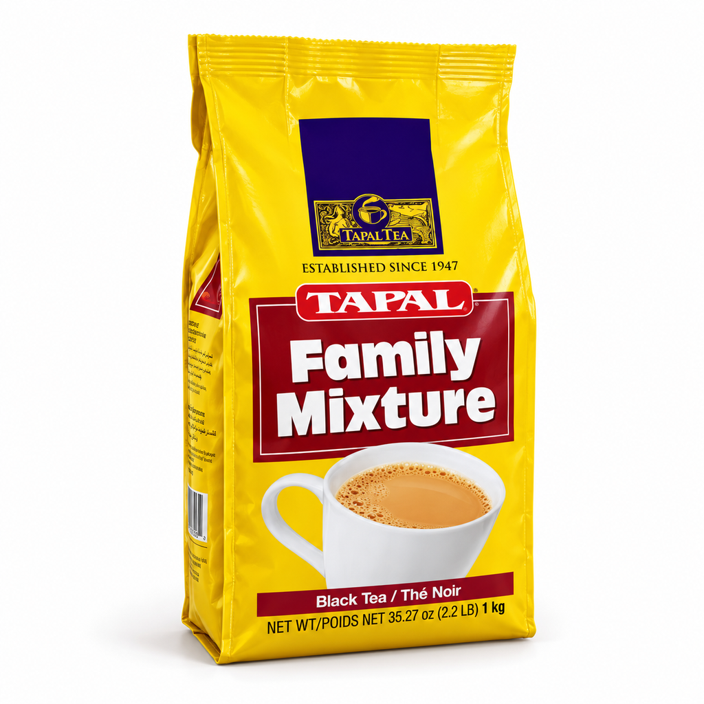 [TEAT003-12] Tapal - Family Mixture Black Tea Pouch -12x900g - Case