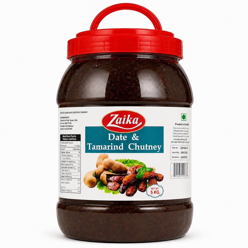 [GRYZ001-4] Zaika -  Tamarind Chutney - 4x5kg - Case