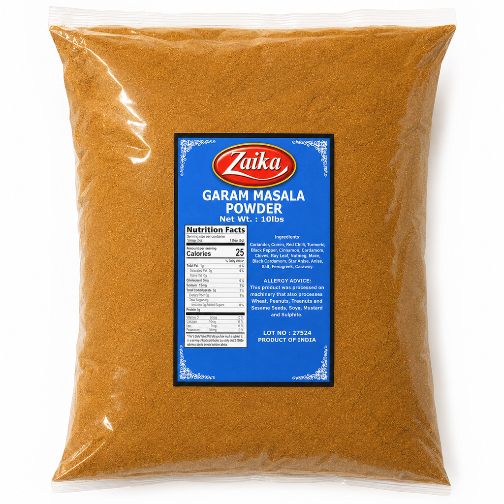 Zaika- Garam Masala Powder- 10lb Bag