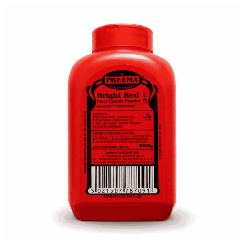 Preema - Food Colour - Bright Red - 20x400g - Case