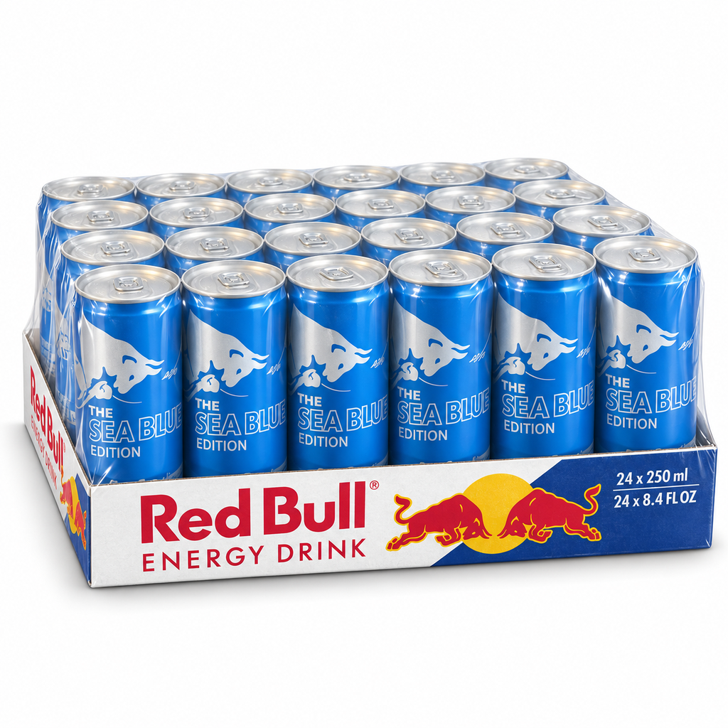 Red Bull - Energy Drink The Seas Blue Edition  - 24 x 250ml - Case