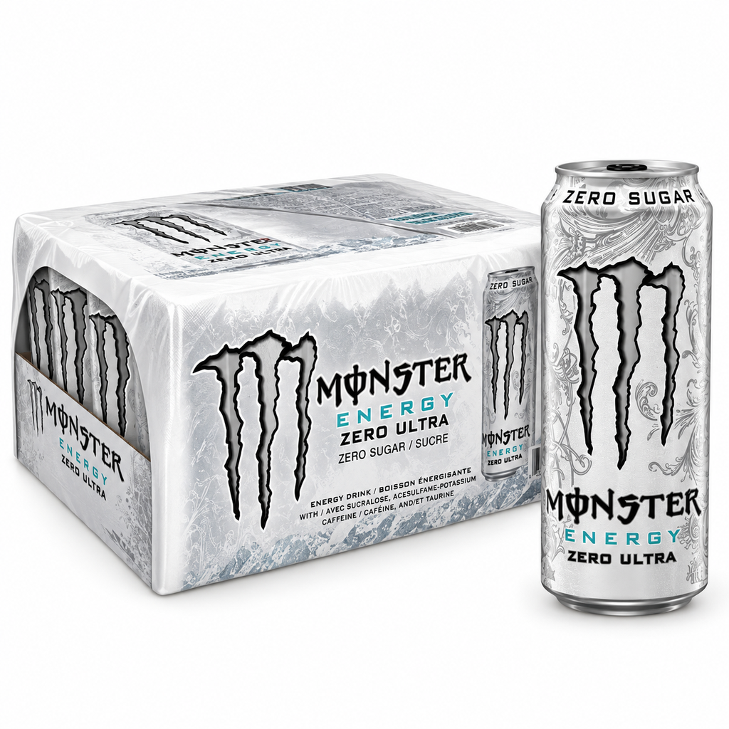 Monster Energy Drink Zero Ultra - 24 x 473 ml