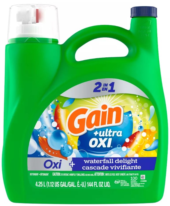 [CHEG001] Gain Cold Water Liquid Laundry Detergent with Oxi - 4.25 L - Each