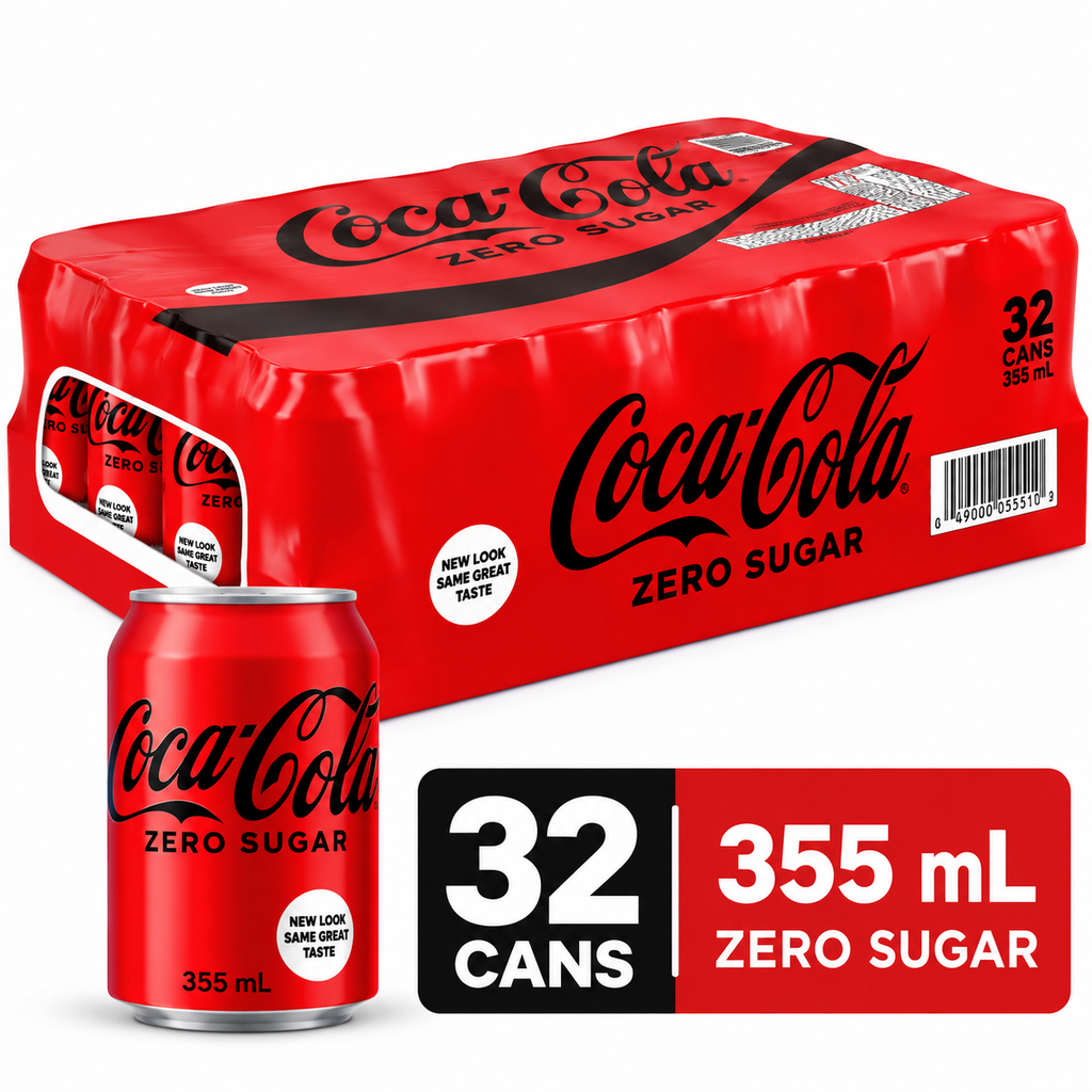 Coca Cola - Coke Zero - 32 x 355ml (Cans)