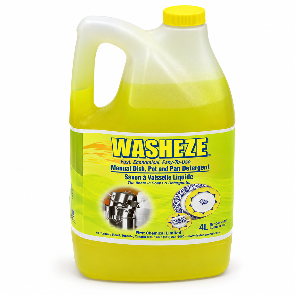 Washeze- Hand Dishwash Soap- 4l L- Each