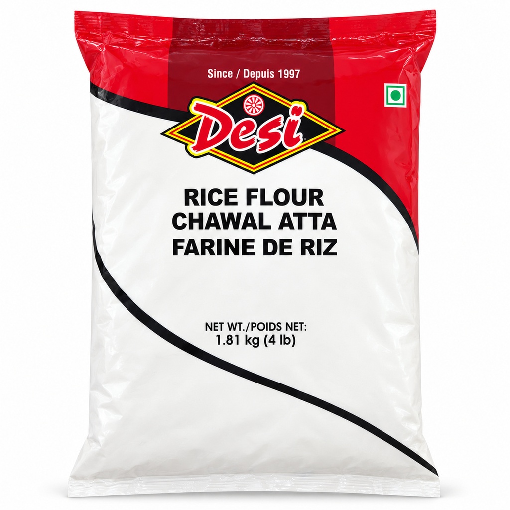 Desi- Rice Flour- Chawal Atta- 4lb- Each